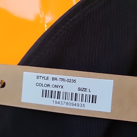 Nwt! Skims fits everybody crossover bralette onyx - Picture 6 of 7